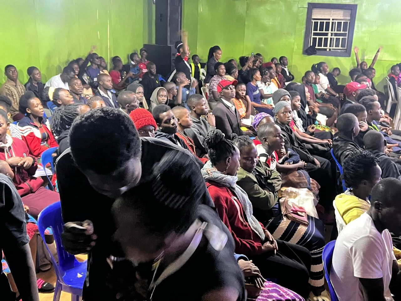 Congregation gathered inside EPIC Church